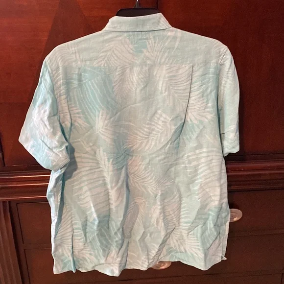 Men’s Tasso Elba brand Hawaiian button down linen shirt, size XXL. - Picture 2 of 6